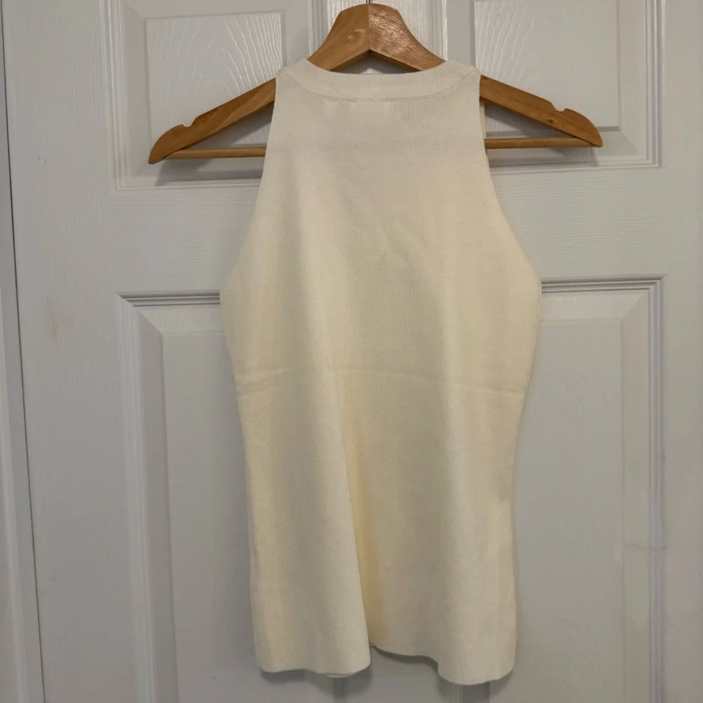 NWOT Cyrus High Neck Sleeveless Camisole Sweater - Picture 2 of 4